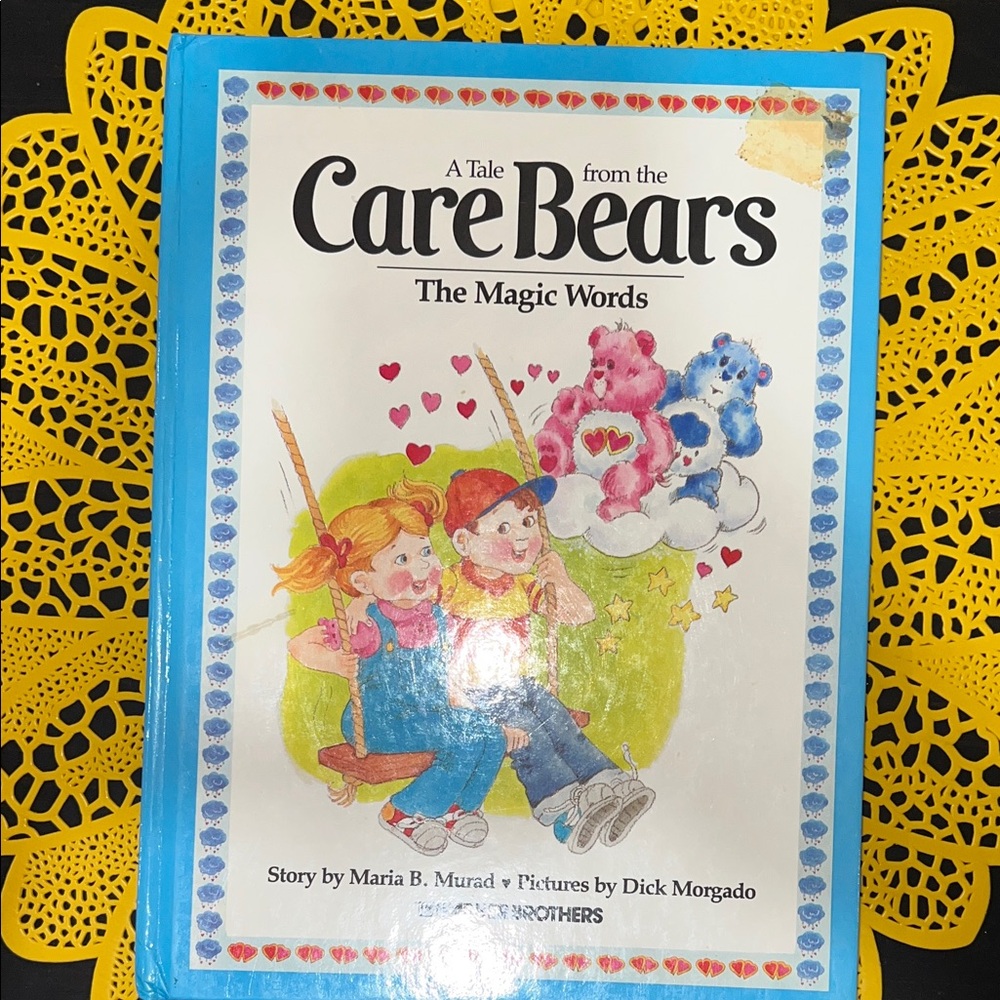 Vintage 1984 Care Bears The Magic Words Book